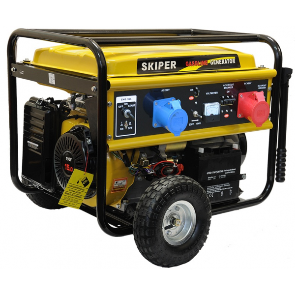 Бензиновый генератор Skiper SPG8800TE2A