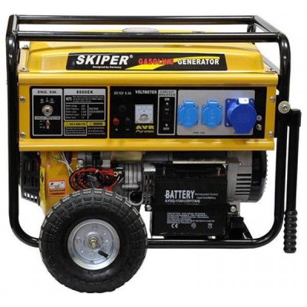 Бензиновый генератор Skiper LT 8000 EК