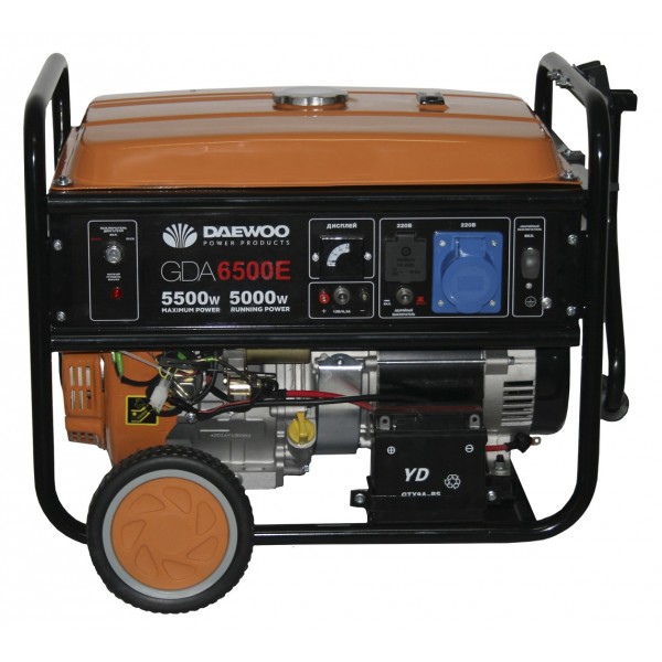 Бензиновый генератор Daewoo GDA 6500E