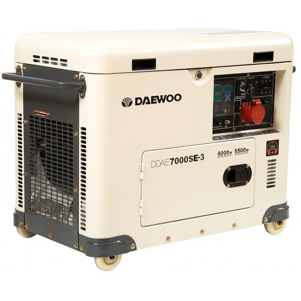 Дизельный генератор Daewoo DDAE 7000SE-3